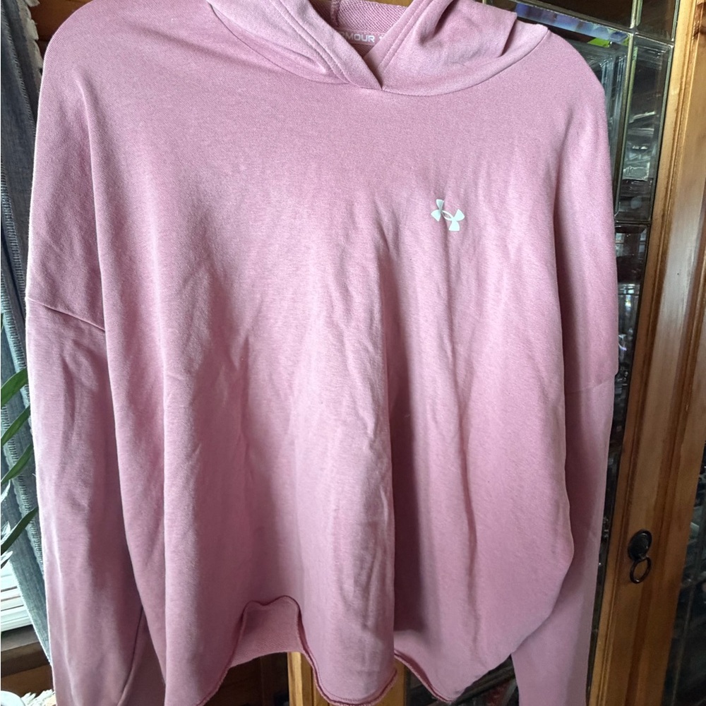 Under Armour Women's Dusty Pink Lightweight Hoodie